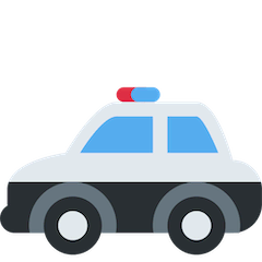 Auto della polizia Emoji Twitter