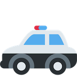 police-car Emoji twitter
