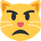pouting-cat Emoji twitter