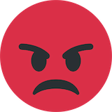 pouting-face Emoji twitter