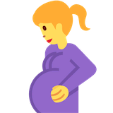 pregnant-woman Emoji twitter