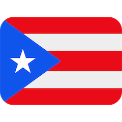 Flagge von Puerto Rico Emoji Twitter