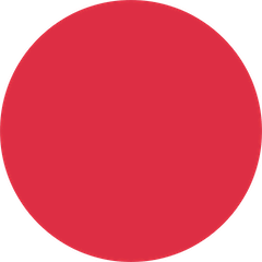 🔴 Círculo rojo Emoji en Twitter