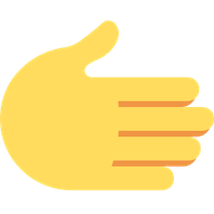 Rightwards Hand Emoji on Twitter