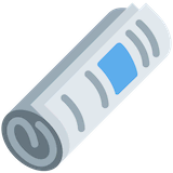 rolled-up-newspaper Emoji twitter