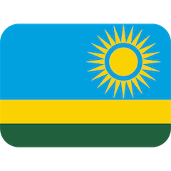 Bandiera del Ruanda Emoji Twitter