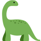 sauropod Emoji twitter
