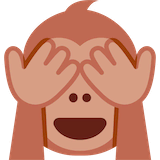 see-no-evil-monkey Emoji twitter