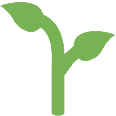 Planta de semillero Emoji Twitter