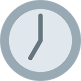 seven-oclock Emoji twitter