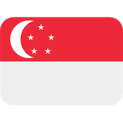 Flagge von Singapur Emoji Twitter