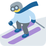 skier Emoji twitter