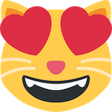 smiling-cat-with-heart-eyes Emoji twitter