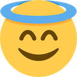 smiling-face-with-halo Emoji twitter