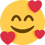 smiling-face-with-hearts Emoji twitter