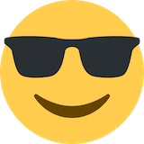 smiling-face-with-sunglasses Emoji twitter