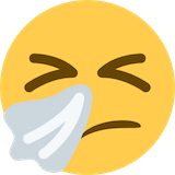 sneezing-face Emoji twitter