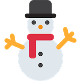 snowman-without-snow Emoji twitter