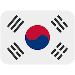 Bandera de Corea del Sur Emoji Twitter