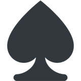 spade-suit Emoji twitter