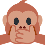 speak-no-evil-monkey Emoji twitter