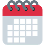 spiral-calendar Emoji twitter