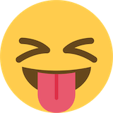 squinting-face-with-tongue Emoji twitter