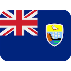 Флаг острова Святой Елены Эмодзи в Twitter