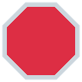 stop-sign Emoji twitter