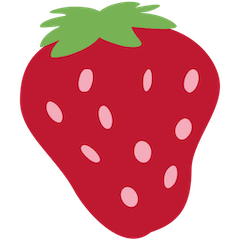 Erdbeere Emoji Twitter