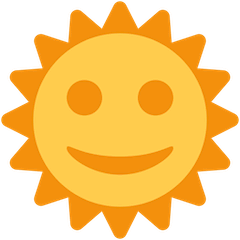 Sun With Face Emoji on Twitter