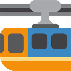 Suspension Railway Emoji on Twitter