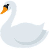 swan Emoji twitter