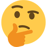 thinking-face Emoji twitter