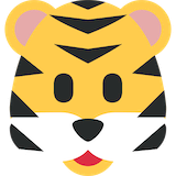 tiger-face Emoji twitter