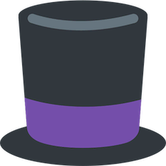 Sombrero de copa Emoji Twitter