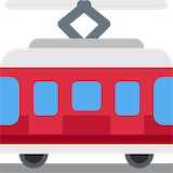 tram-car Emoji twitter