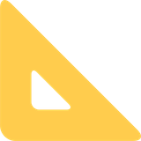 triangular-ruler Emoji twitter