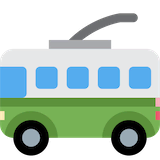 trolleybus Emoji twitter
