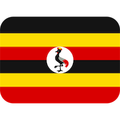 Flagge von Uganda Emoji Twitter