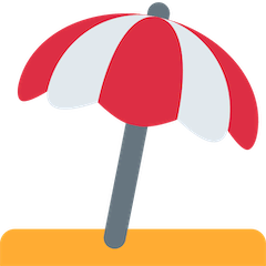 ⛱️ Umbrella on Ground Emoji on Twitter