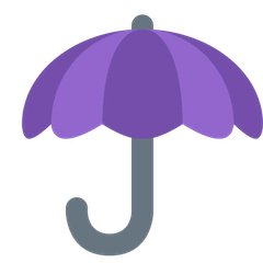 ☂️ Paraguas Emoji en Twitter