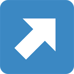 ↗️ Up-Right Arrow Emoji on Twitter