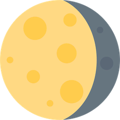 🌖 Waning Gibbous Moon Emoji on Twitter