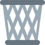 wastebasket Emoji twitter