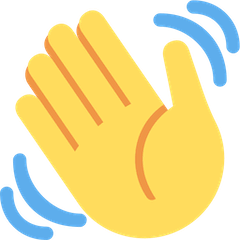 Waving Hand Emoji on Twitter