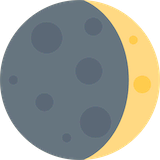 waxing-crescent-moon Emoji twitter