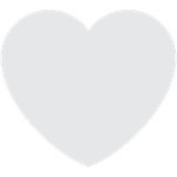 white-heart Emoji twitter