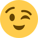 winking-face Emoji twitter
