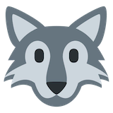 wolf Emoji twitter